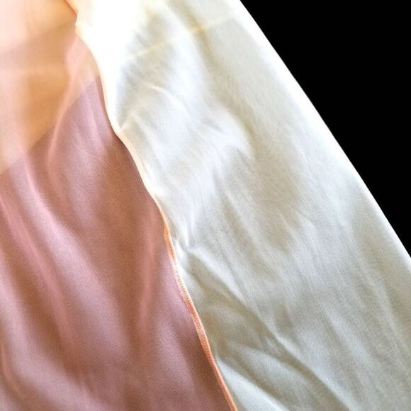 Schiaparelli Vintage Puff Sleeve Peignoir Gown Set - Picture 14 of 16